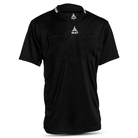 Referee shirt S/S v21 black/black