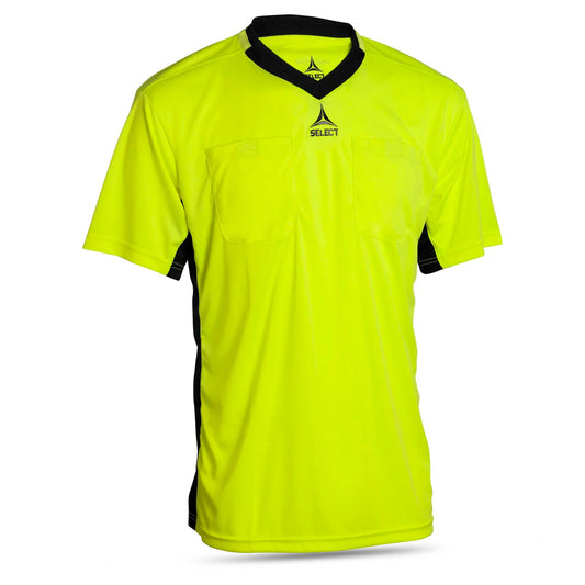 Referee shirt S/S v21 yellow/black