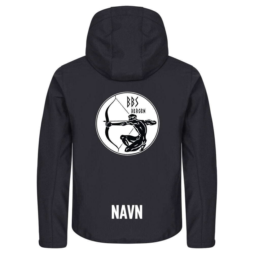 Classic Softshell Hoody Black