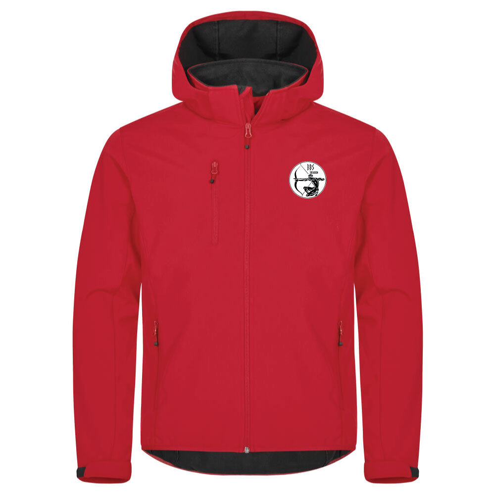 Classic Softshell Hoody Red
