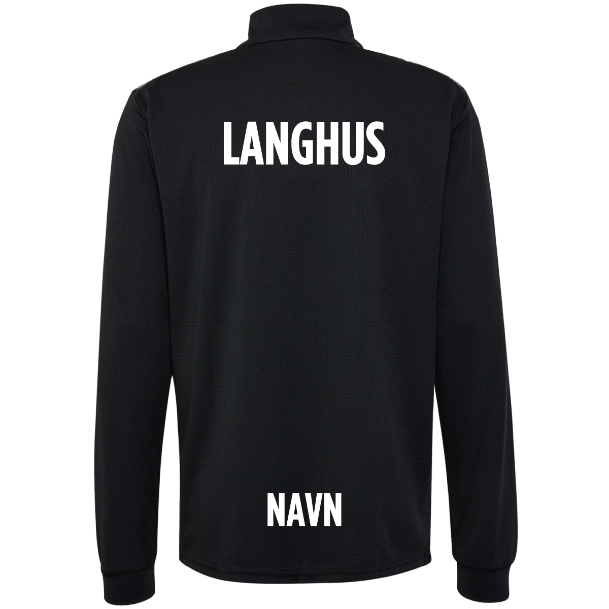 hmlAUTHENTIC PL HALF ZIP SWEAT BLACK