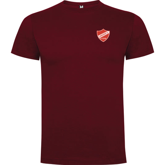 Langhus IL T-skjorte Burgunder