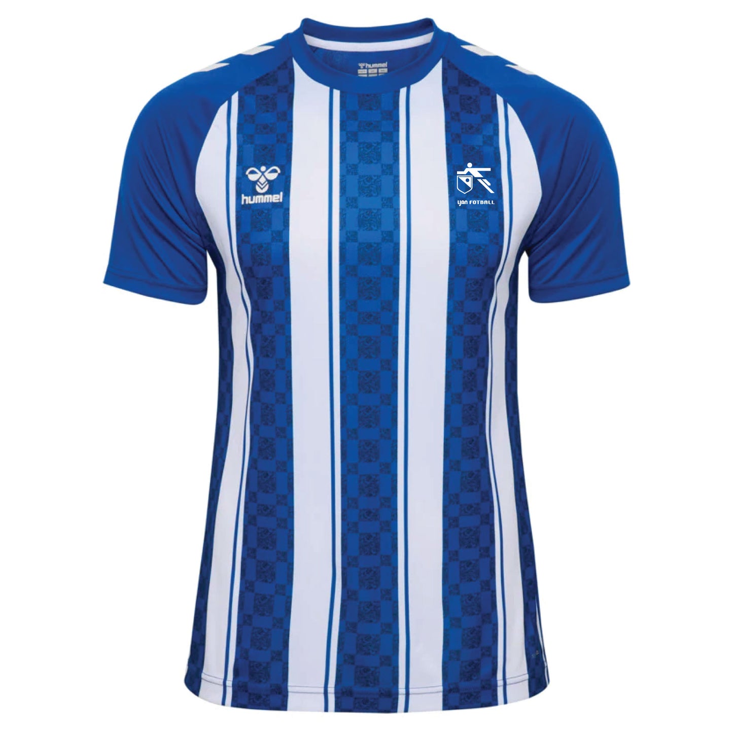 hmlMATCH STRIPED JERSEY S/S TRUE BLUE/WHITE