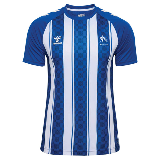 hmlMATCH STRIPED JERSEY S/S KIDS TRUE BLUE/WHITE