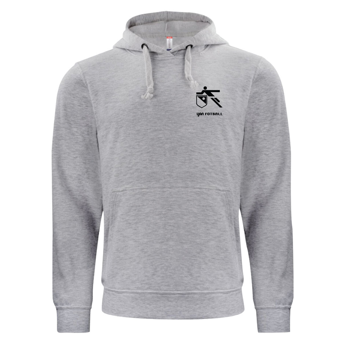 Ljan Fotballklubb hettegenser grå