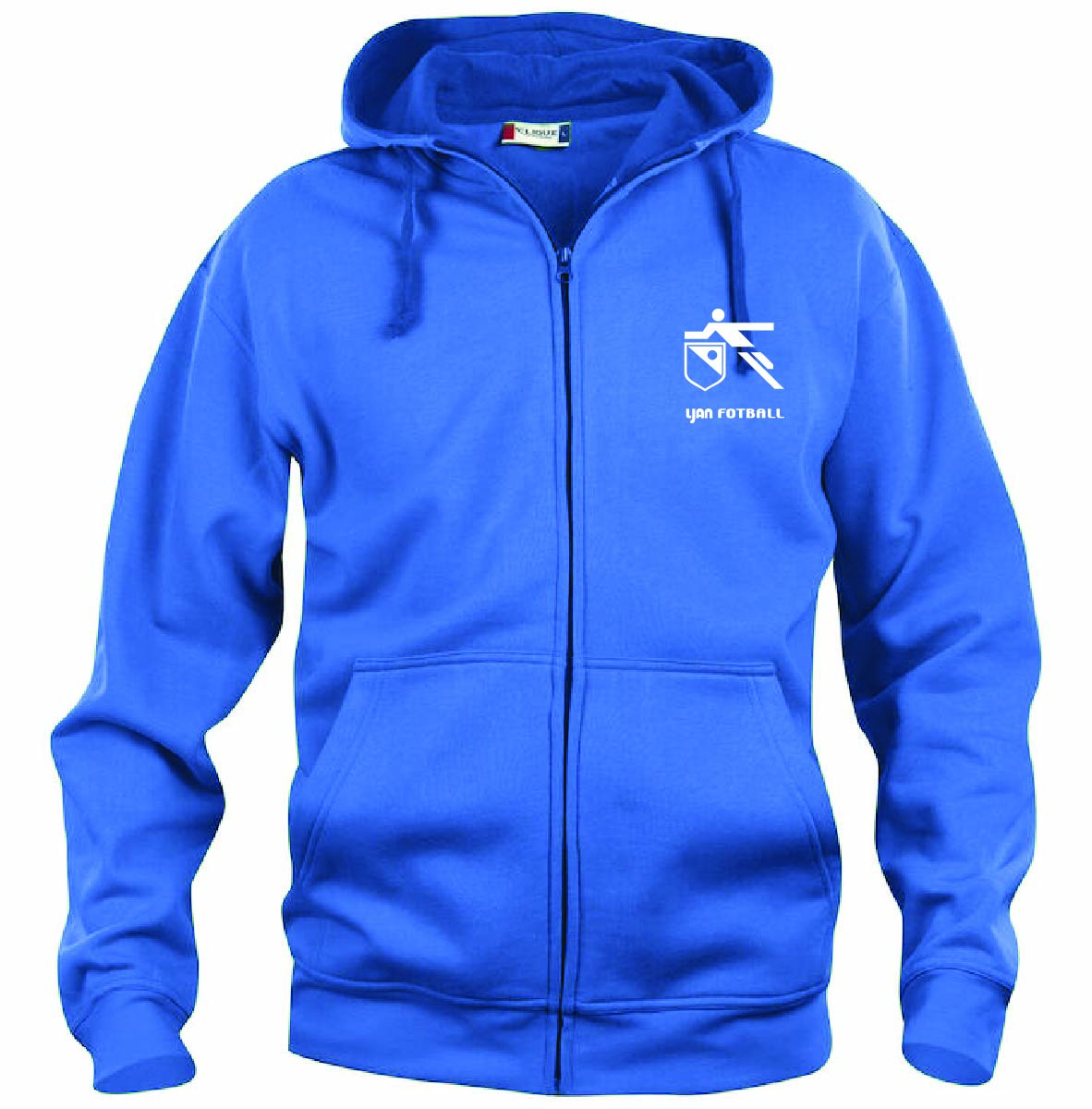 Ljan Fotballklubb hettejakke blå
