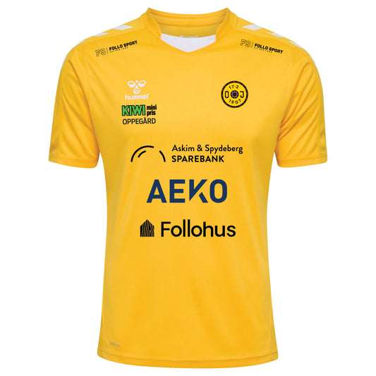 hmlCORE XK POLY JERSEY S/S KIDS SPORTS YELLOW