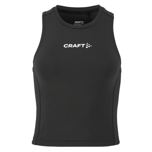 Rush 2.0 Crop Singlet W Black
