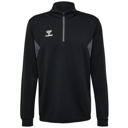 hmlAUTHENTIC PL HALF ZIP SWEAT KIDS BLACK