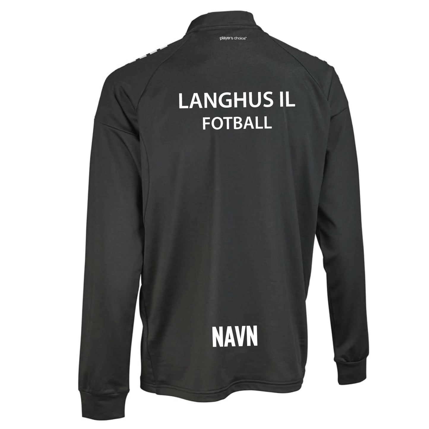 Training sweat 1/2 zip Spain v25 black/white voksen