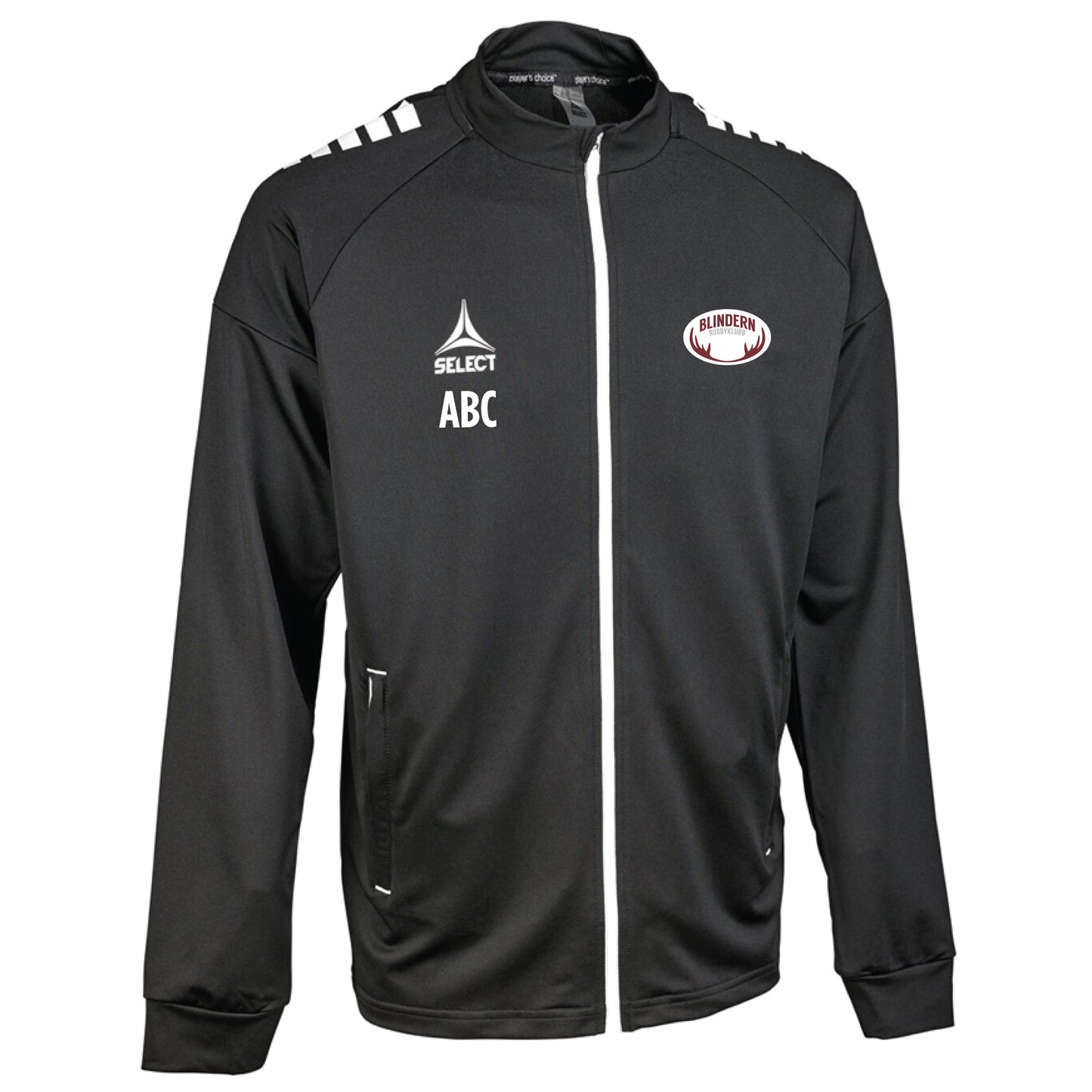 Training zip jacket Spain v25 black/white barn