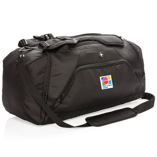 Swiss Peak RFID sports duffel & backpack