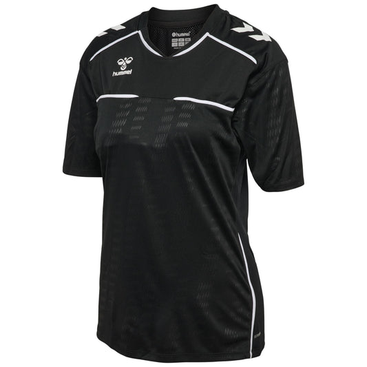 hmlREFEREE JERSEY S/S WOMAN BLACK