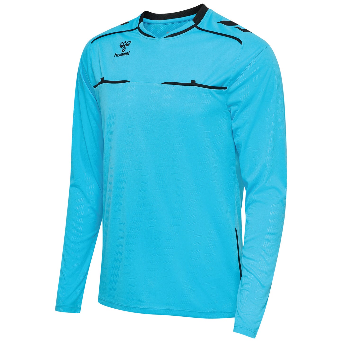 hmlREFEREE JERSEY L/S NEON BLUE