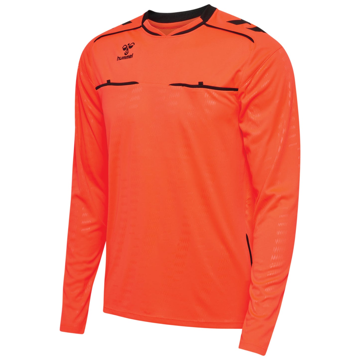 hmlREFEREE JERSEY L/S NEON ORANGE