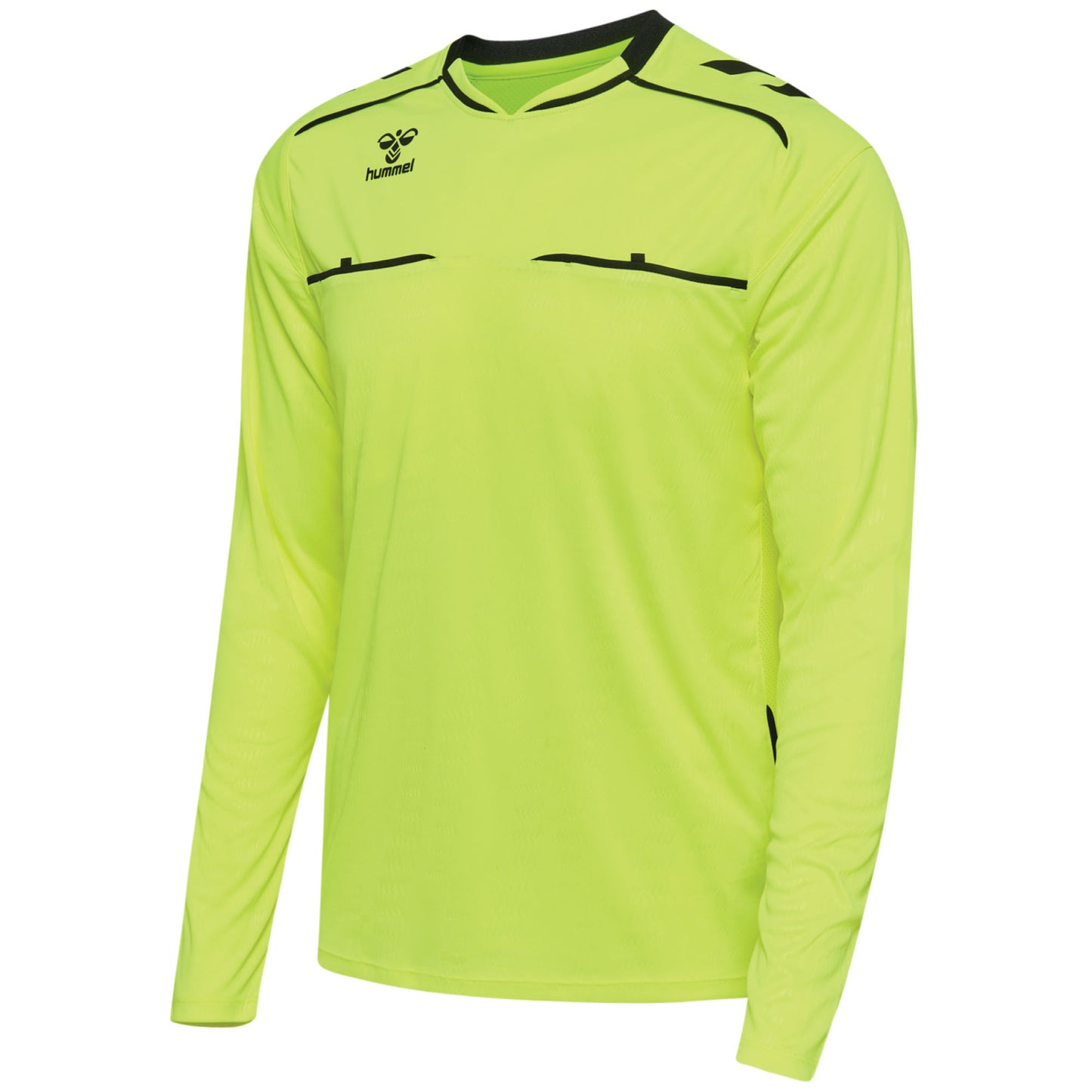hmlREFEREE JERSEY L/S NEON YELLOW