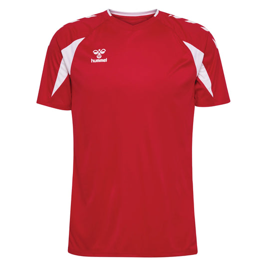 hmlCORE 2.0 JERSEY S/S WOMAN TRUE RED/WHITE