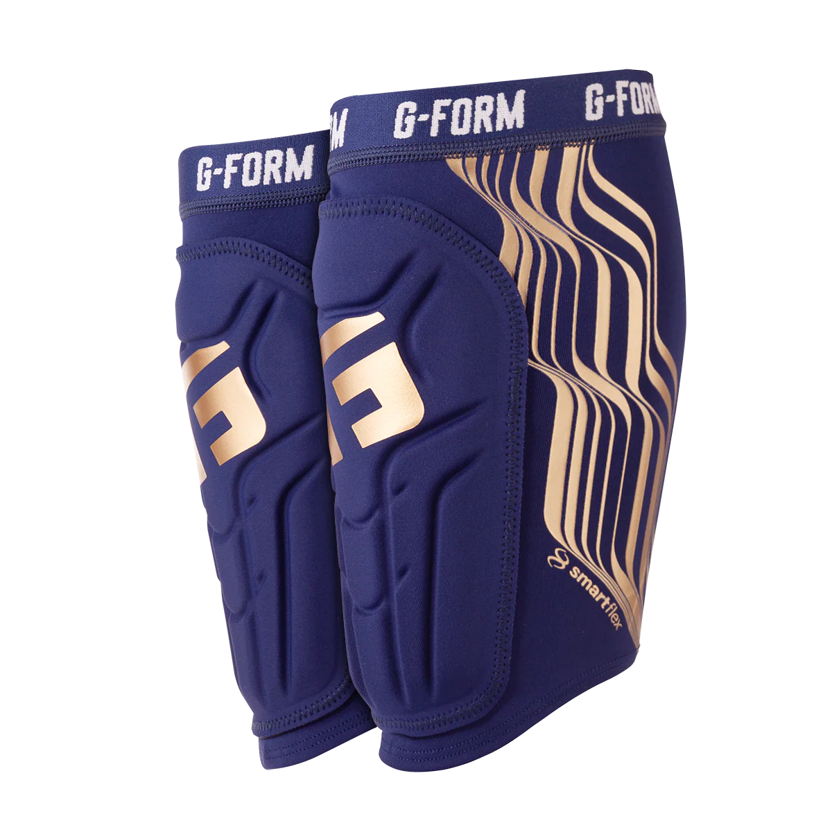 V2 Soccer Shin Guard Navy/Gold