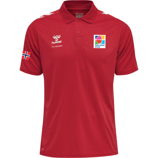 hmlCORE XK FUNCTIONAL POLO TRUE RED