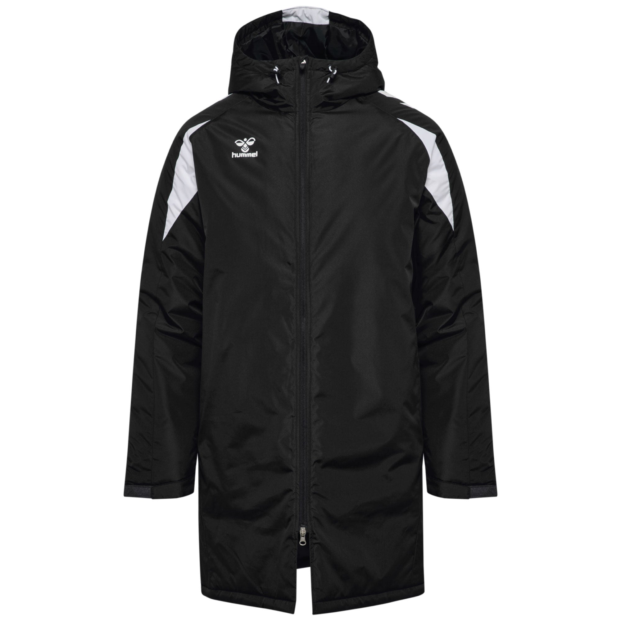 hmlCORE 2.0 BENCH JACKET BLACK/WHITE – Follo Sport