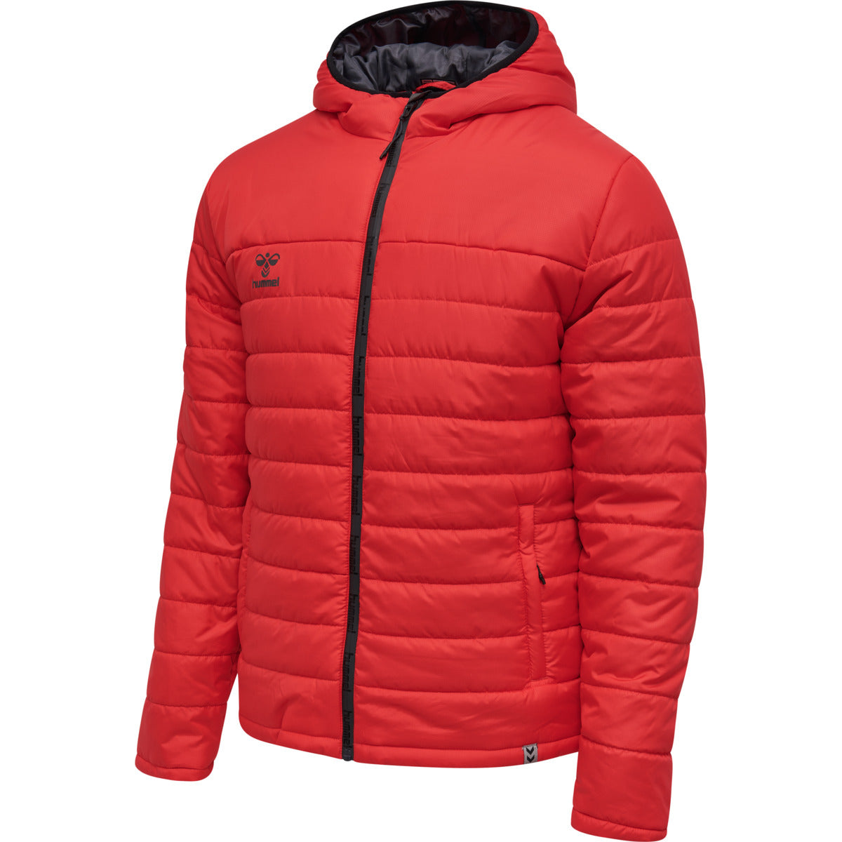 hmlNORTH QUILTED HOOD JACKET TRUE RED