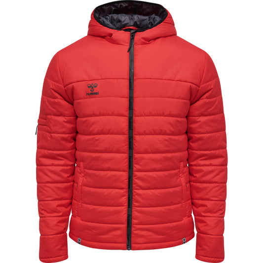 hmlNORTH QUILTED HOOD JACKET TRUE RED