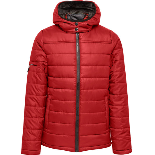 hmlNORTH QUILTED HOOD JACKET KIDS TRUE RED