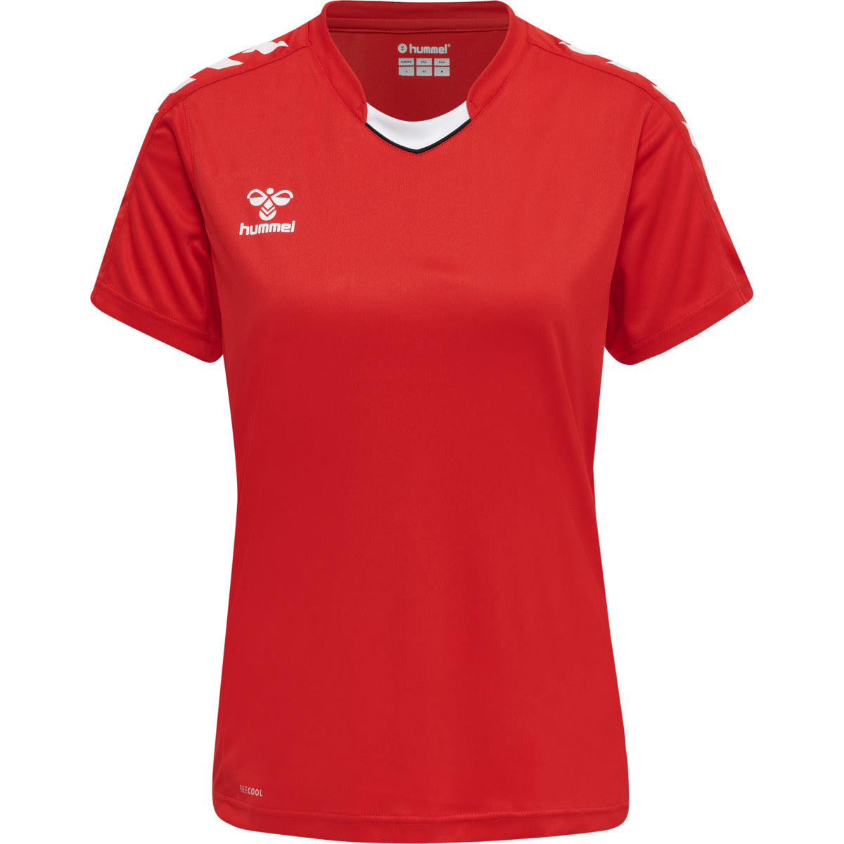 hmlCORE XK POLY JERSEY S/S WOMAN TRUE RED