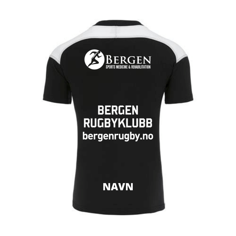 Bergen Rugby Skarlet treningstrøye rygg